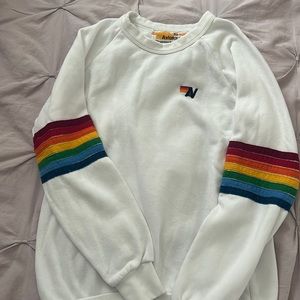 Aviator Nation White Sweatshirt